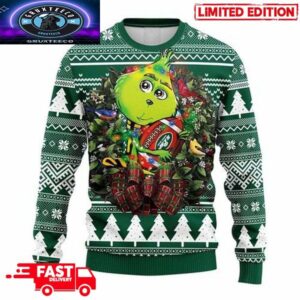NFL New York Jets Grinch Hug 3D Christmas 2025 Xmas Gift Ugly Sweater For Holiday