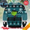 NFL Pittsburgh Steelers x The Grinch Santa Hat Snowflakes Pattern Ugly Sweater For Men And Women