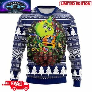NHL Toronto Maple Leafs Grinch 3D Best Gift For Fans Holiday Ugly Sweater