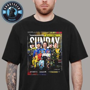Nascar Cup Series At New Hampshire Motor Speedway In Loudon NH On September 21 2025 Unisex T-Shirt