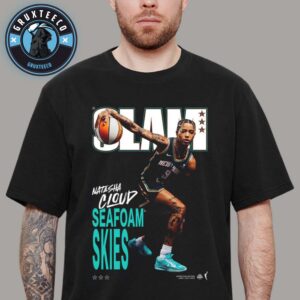 Natasha Cloud Seafoam Skies For Slam 256 Magazine On September 2025 WNBA Home Decor Poster Canvas Unisex T-Shirt