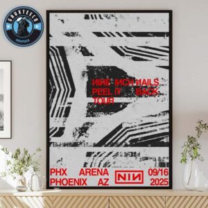 Nine Inch Nails Peel It Back Tour At PHX Arena In Phoenix AZ Ôn September 16 2025 Home Decor Poster Canvas