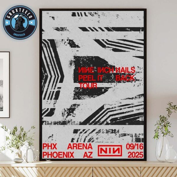 Nine Inch Nails Peel It Back Tour At PHX Arena In Phoenix AZ Ôn September 16 2025 Home Decor Poster Canvas