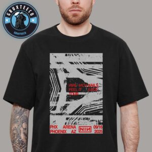 Nine Inch Nails Peel It Back Tour At PHX Arena In Phoenix AZ Ôn September 16 2025 Unisex T-Shirt