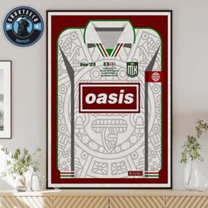 Oasis Live 25 Tour  At Estadio GNP Seguros In Mexico City Mexico On Spetember 13 2025 Home Decor Poster Canvas