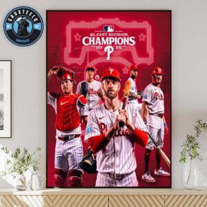 Philadelphia Phillies Back To Back Are MLB Champions For Second Consecutive Year On September 14 2025 Home Decor Poster Canvas