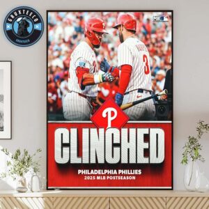 Philadelphia Phillies For Clinched Enter The Postseason MLB 2025