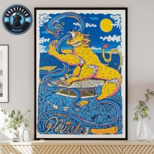 Phish Live Concert At Ameris Bank Amphitheatre In  Alpharetta GA On September 16 And 17 2025 Home Decor Poster Canvas