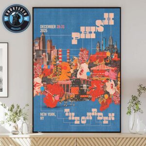 Phish Live Show Music At The Garden In New York NY On December 28 To 31 2025 Home Decor Poster Canvas