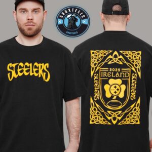 Pittsburgh Steelers For Ness Ireland NFL 2025 Unisex T-Shirt