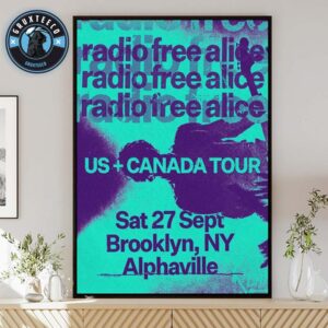 Radio Free Alice At Alphaville In Brooklyn Ny On September 27 2025 Home Decor Poster Canvas