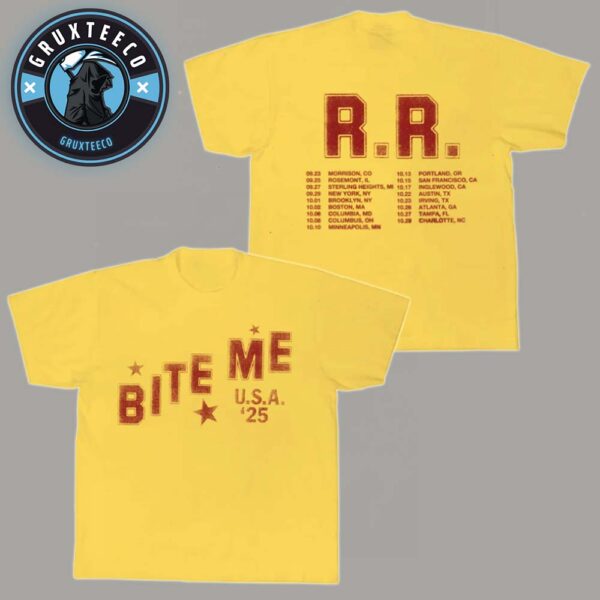 Renee Rapp For Bite Me Tour Sechdule USA 2025 Unisex T-Shirt