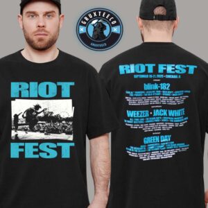 Riot Band At Riot Fest In Chicago IL On September 19 To 21 2025 Unisex T-Shirt