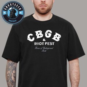Riot Band For CBGB And Riot Fest Collab On September 19 To 21 2025 Unisex T-Shirt