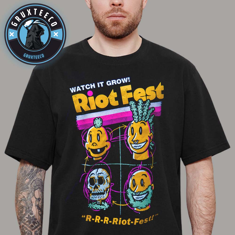 Riot Band For Watch It Grow Chia And Riot Fest On September 19 To 21 2025 Unisex T-Shirt