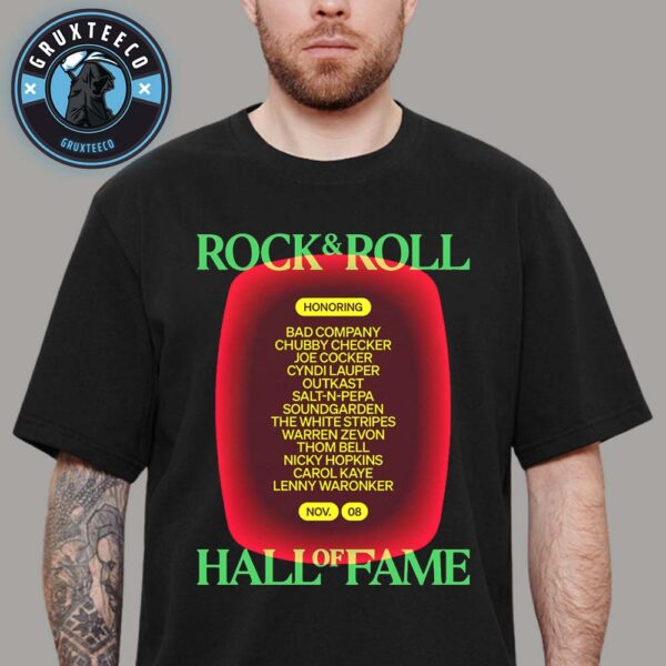 Rock And Roll Hall Of Fame At Peacock Theater In Los Angeles CA On November 08 2025 Unisex T-Shirt