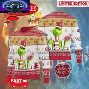 San Francisco 49ers NFL x Grinch Christmas 2025 Xmas Gift For Fans Ugly Sweater