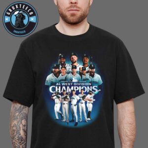 Seattle Mariners AL West Division Champions MLB 2025 Unisex T-Shirt