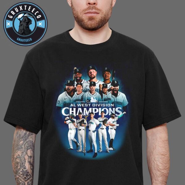 Seattle Mariners AL West Division Champions MLB 2025 Unisex T-Shirt