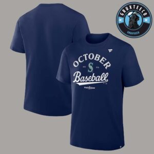 Seattle Mariners Fanatics Navy MLB Postseason 2025 Unisex T-Shirt