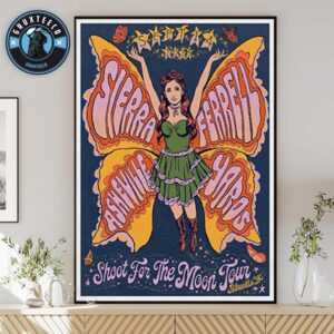 Sierra Ferrell Shoot For The Moon Tour At Asheville Yards In Asheville NC On September 14 2025 Home Decor Poster Canvas
