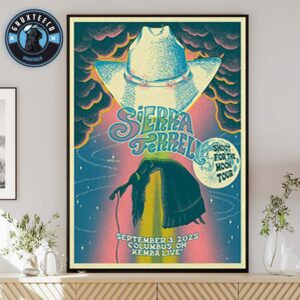 Sierra Ferrell With Kashus Culpepper At KEMBA Live In Columbus OH On September 03 2025  Home Decor Poster Canvas