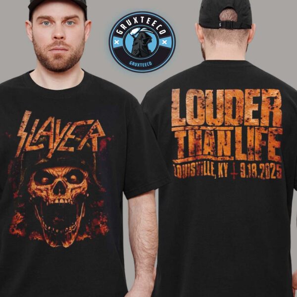 Slayer Live Show Music At Louder Than Life In Louisville KY On September 18 2025 Unisex T-Shirt