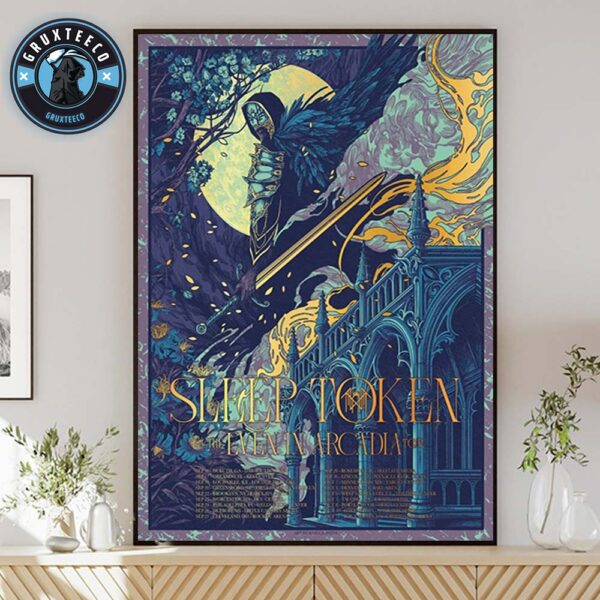 Sleep Token  For The Even In Arcardia Tour On Semtepber And Octorber 2025 Home Decor Poster Canvas
