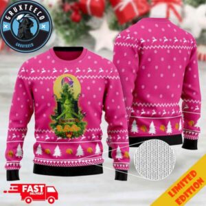Taco Bell Grinch Snowflake Ugly Christmas Sweater For Men And Women