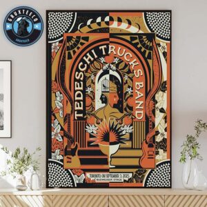 Tedeschi Trucks Band Live Concert At Budweiser Stage In Toronto Ontario On September 3 2025 Home Decor Poster Canvas