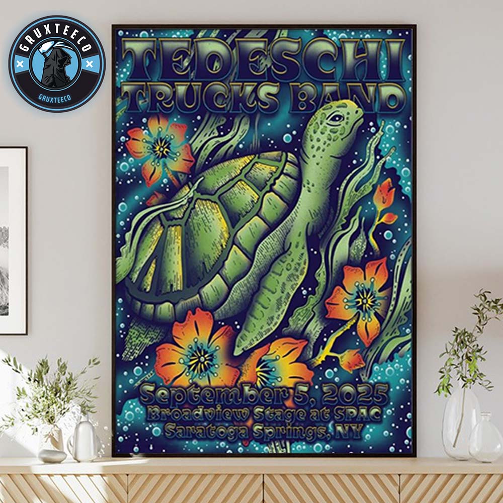 Tedeschi Trucks Band Live Concert For Broadview Stage At SPAC In Saratoga Springs NY On September 5 2025 Home Decor Poster Canvas