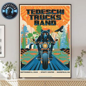 Tedeschi Trucks Band Live Show Music At Xfinity Center In Mansfield MA On September 6 2025 Home Decor Poster Canvas