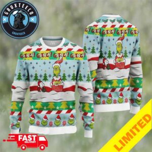 The Grinch And Snoopy Cute Ugly Sweater Funny Christmas 2025 Gift
