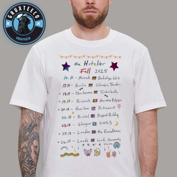 The Hotelier Fall Tour 2025 Unisex T-Shirt