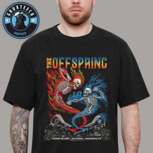 The Offspring Live Show Music At Kia Forum In Inglewood California On August 29 2025 Unisex T-Shirt