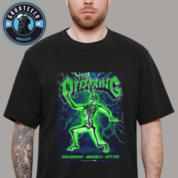 The Offspring Live Show Music At Toyota Amphitheatre In Wheatland CA On August 31 2025 Unisex T-Shirt