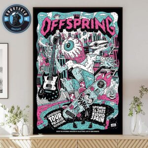 The Offspring Supercharged Tour At Palacio Vistalegre In Madrid Spain On September 26 2025 Home Decor Poster Canvas