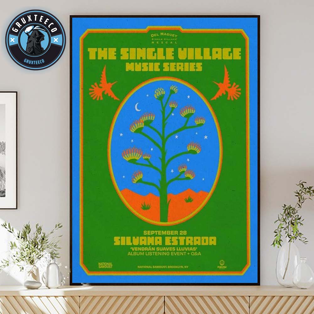 The Single Village Music Series For Silvana Estrada On September 28 2025 Home Decor Poster Canvas