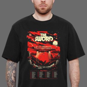 The Sword Tour Schedule 2025 15th Anniversary Of Warp Riders Tour Schedule 2025 Unisex T-Shirt