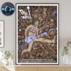 Zach Bryan And Michigan Wolverines Live From The Big House NFL At Ann Arbor In Michigan Stadium On September 27 2025 Home Decor Poster Canvas