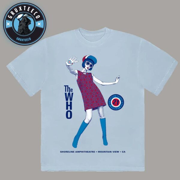 The Who Live Show Music At Shoreline Amphitheatre In Moutain View CA On September 21 2025 All Over Print Shirt