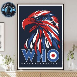 The Who Live Show Music At Xfinity Mobile Arena In Philadelphia PA On September 10 2025 Home Decor Poster Canvas