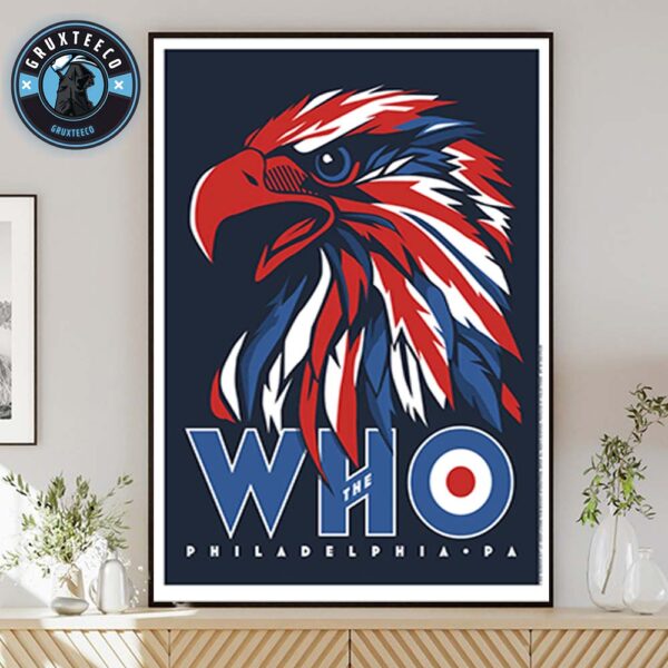 The Who Live Show Music At Xfinity Mobile Arena In Philadelphia PA On September 10 2025 Home Decor Poster Canvas