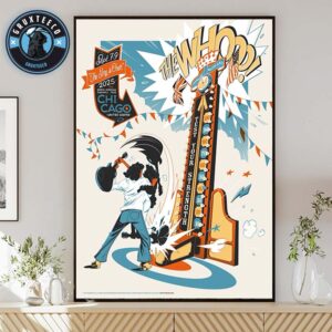 The Who The Song Is Over For North American Farewell Tour At United Center In Chicago IL On September 07 2025 Home Decor Poster Canvas
