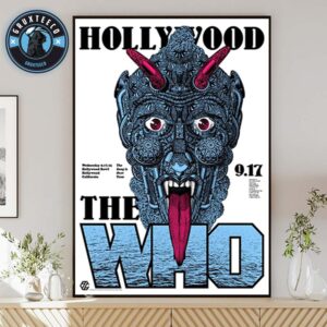 The Who The Song Is Over Tour At Hollywood Bowl In Hollywood California On September 17 2025 Home Decor Poster Canvas