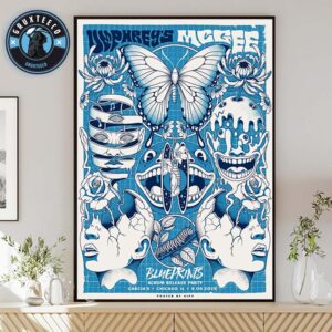 Umphreys Mcgee Blueprints Album Release Party At Carcias In Chicago IL On September 08 2025 Home Decor poster Canvas