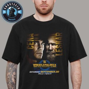 WWE Wrestlepalooza John Cena VS Brock Lesnar Final Showdown At Lucas Oil Stadium In Indianapolis Indiana On Sptember 20 2025 Unisex T-Shirt