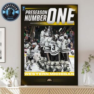 Western Michigan Broncos  Preseason Number One NCAA At Western Michigan University In Kalamazoo Michigan On September 22 2025 Home Decor Poster Canvas