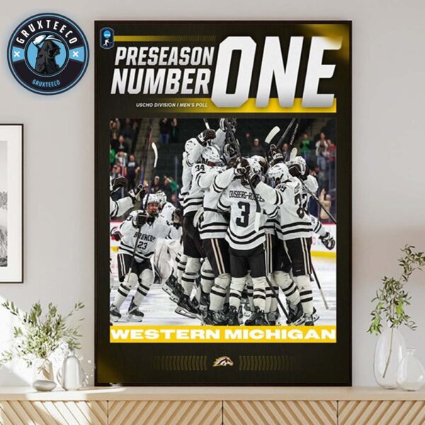 Western Michigan Broncos  Preseason Number One NCAA At Western Michigan University In Kalamazoo Michigan On September 22 2025 Home Decor Poster Canvas