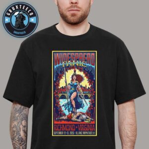 Widespread Panic Live Show Music At the Allianz Amphitheatre In Richmond Virginia On September 12 And 13 2025 Unisex T-Shirt